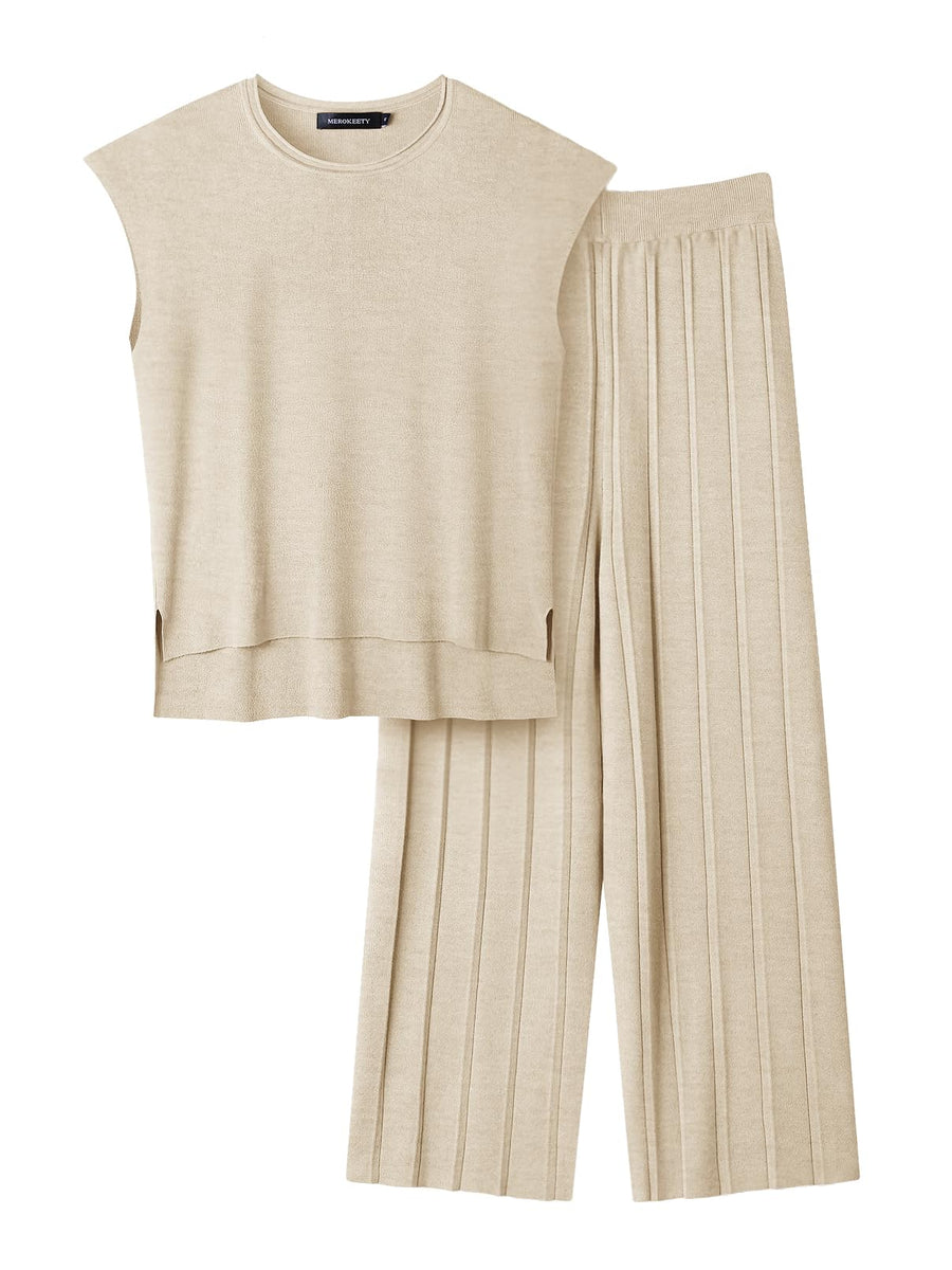 Klesis Smocked Top and Pants Set
