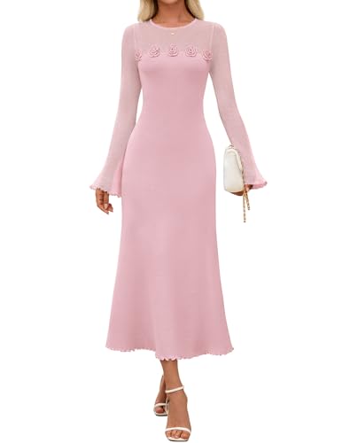 MEROKEETY Formal Wedding Cocktail Bodycon Floral Winter Dresses