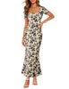 Merokeety Casual A Line Mini Dress