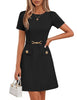 Merokeety Casual A Line Mini Dress