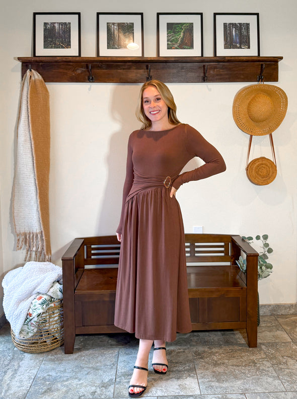 MEROKEETY Elegant Boat Neck Ruched Swing Cocktail Party Dresses