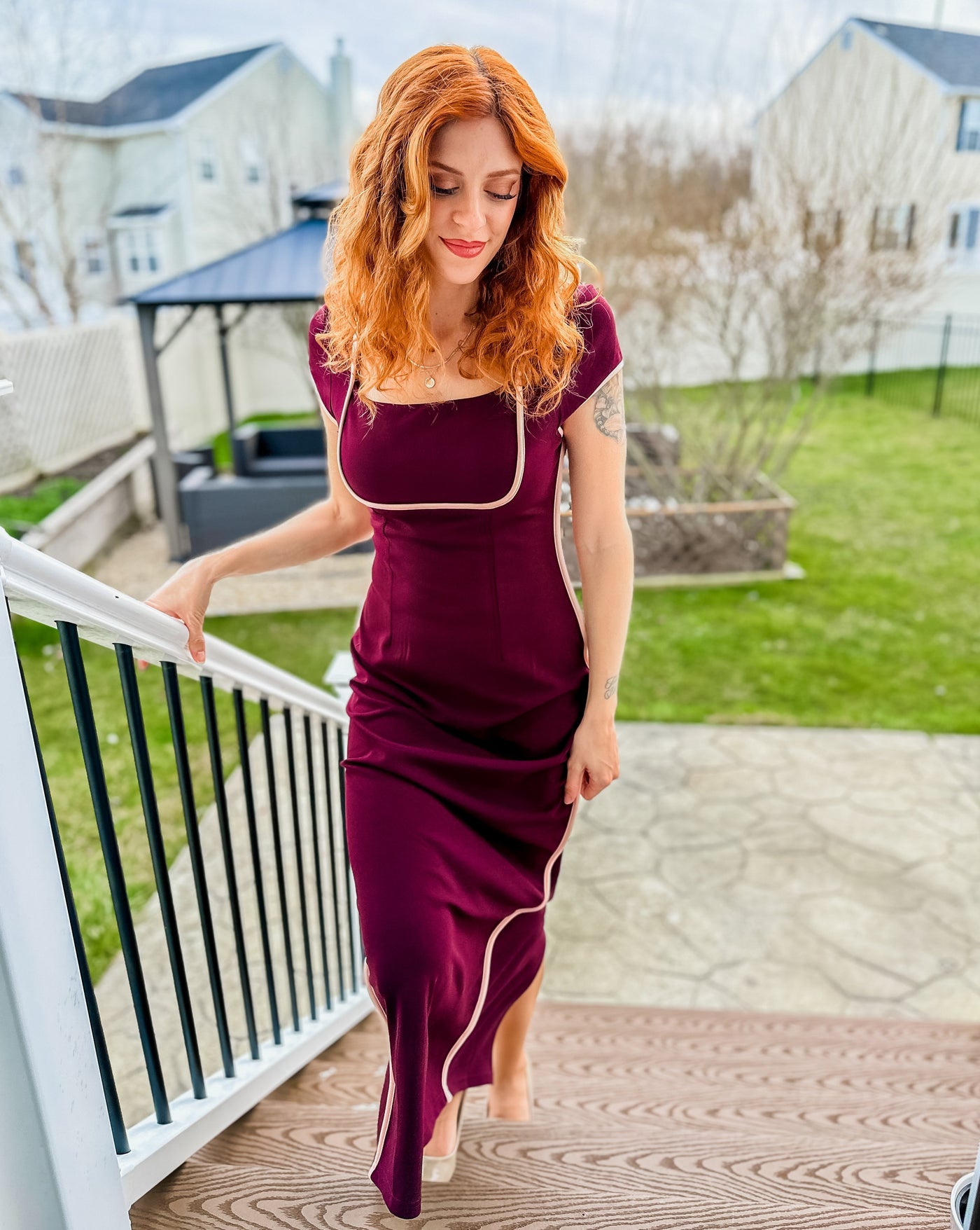 Short Sleeve Bodycon Maxi Dress Women 2025 Summer Ribbed Short Sleeve Bodycon Maxi Dress Side Slit Short Sleeve Bodycon Maxi Dress Women 2025 Summer Ribbed Short Sleeve Bodycon Maxi Dress Side Slit