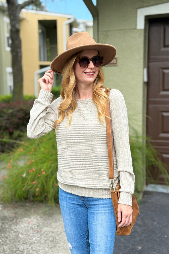 MEROKEETY Tunic Lightweight Boat Neck Ribbed Knitted Pullover Sweater