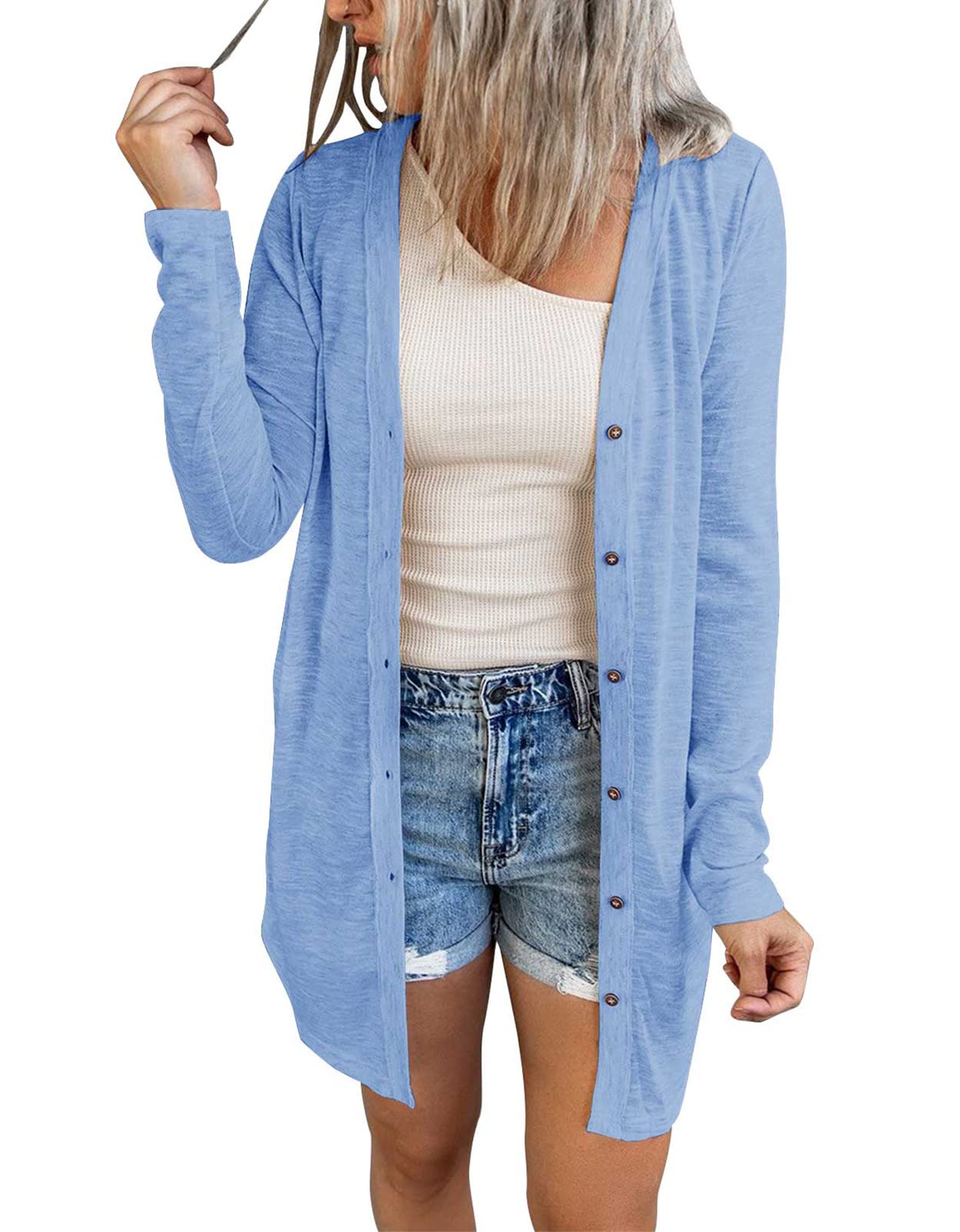 Merokeety Thin Cardigan For Summer Warm Cardigan MEROKEETY Women's