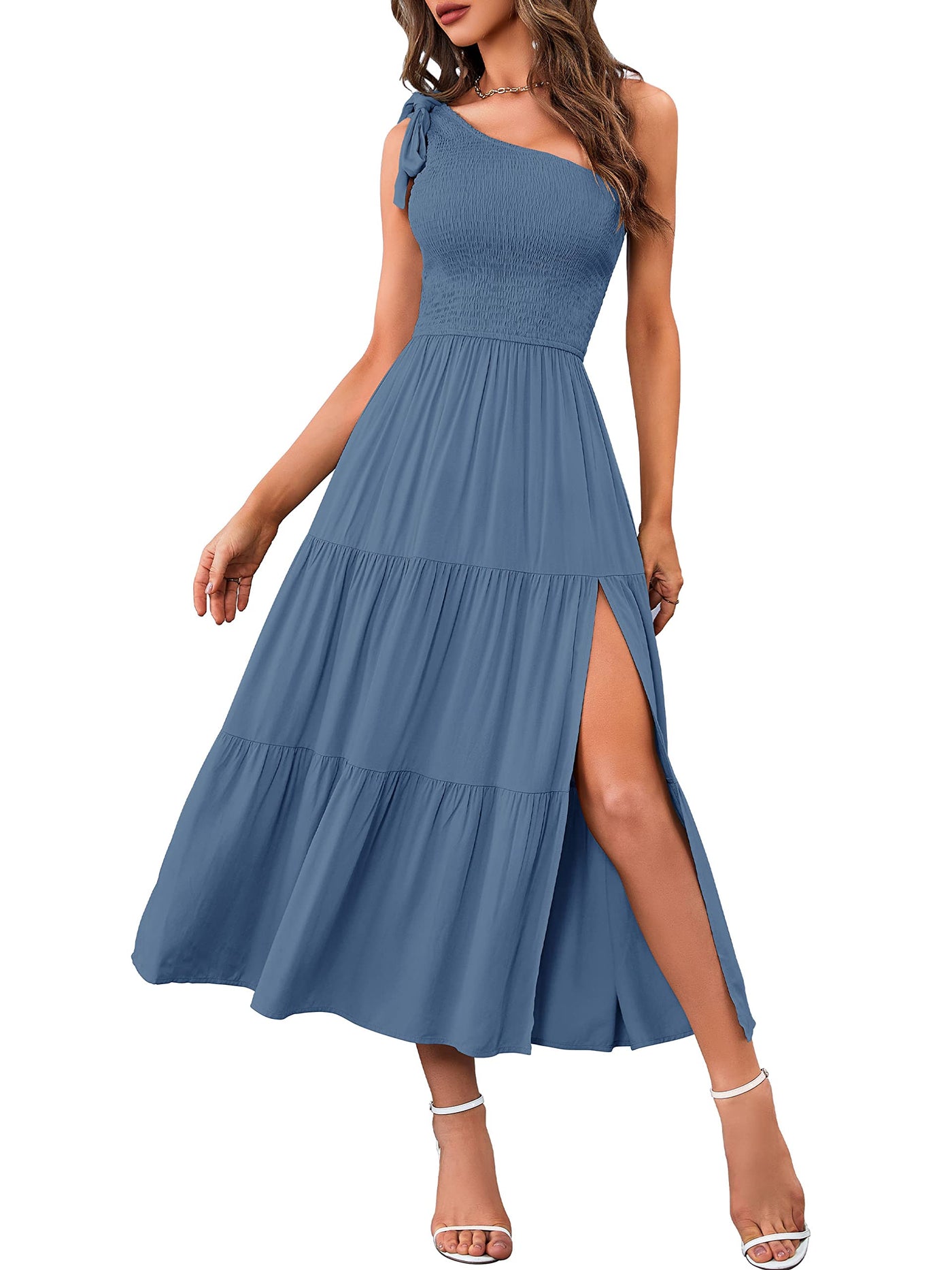 merokeety casual dresses MEROKEETY Women's 2026 Spring Boho Maxi Dress Summer Beach Vacation Ca Merokeety